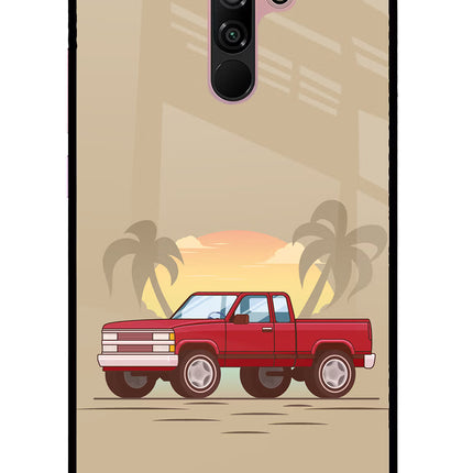 Desert Classic Drive Redmi 9 Prime/Poco M2/M2 reloaded Glass Case