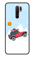 Mountain Trail Beast Redmi 9 Prime/Poco M2/M2 reloaded Glass Case
