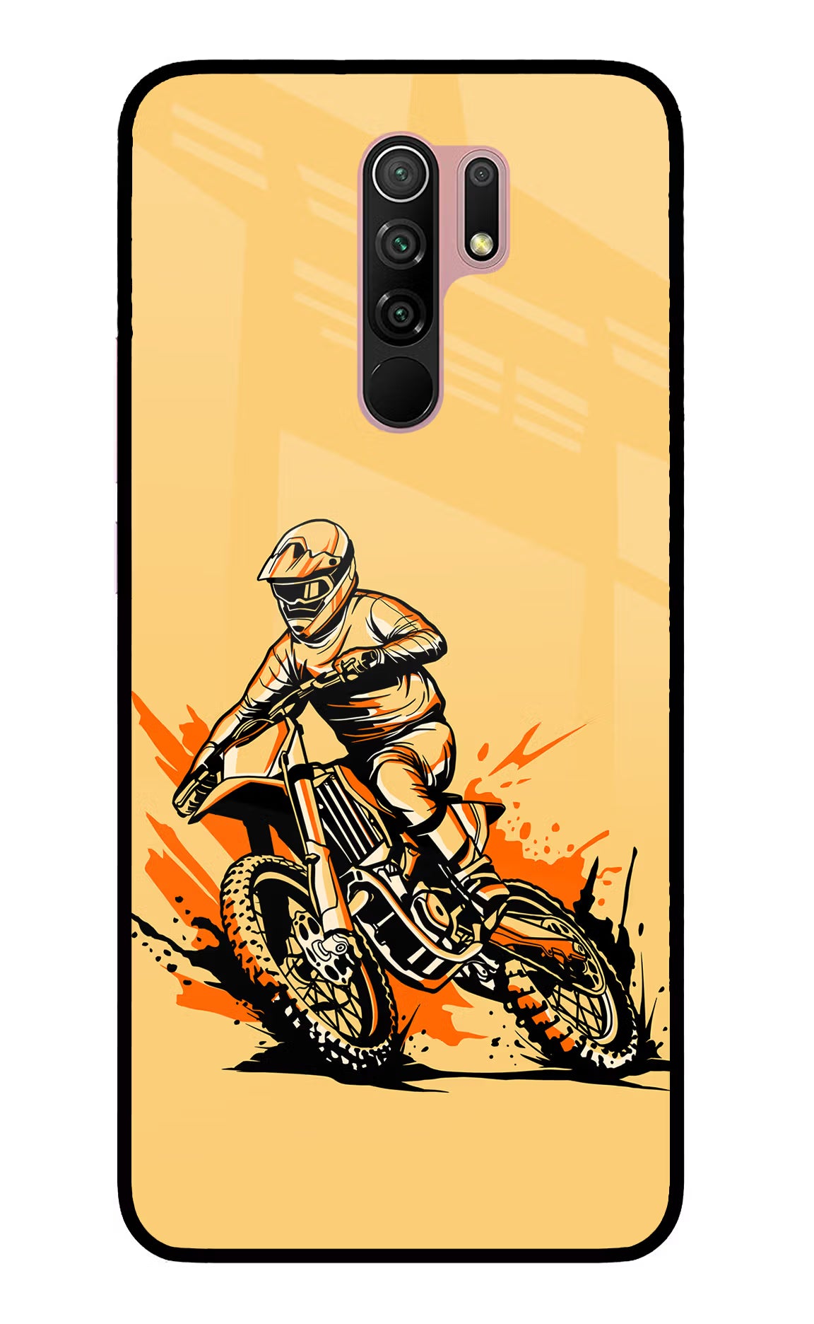 Off-Road Fury Redmi 9 Prime/Poco M2/M2 reloaded Glass Case Back Cover by Casekaro