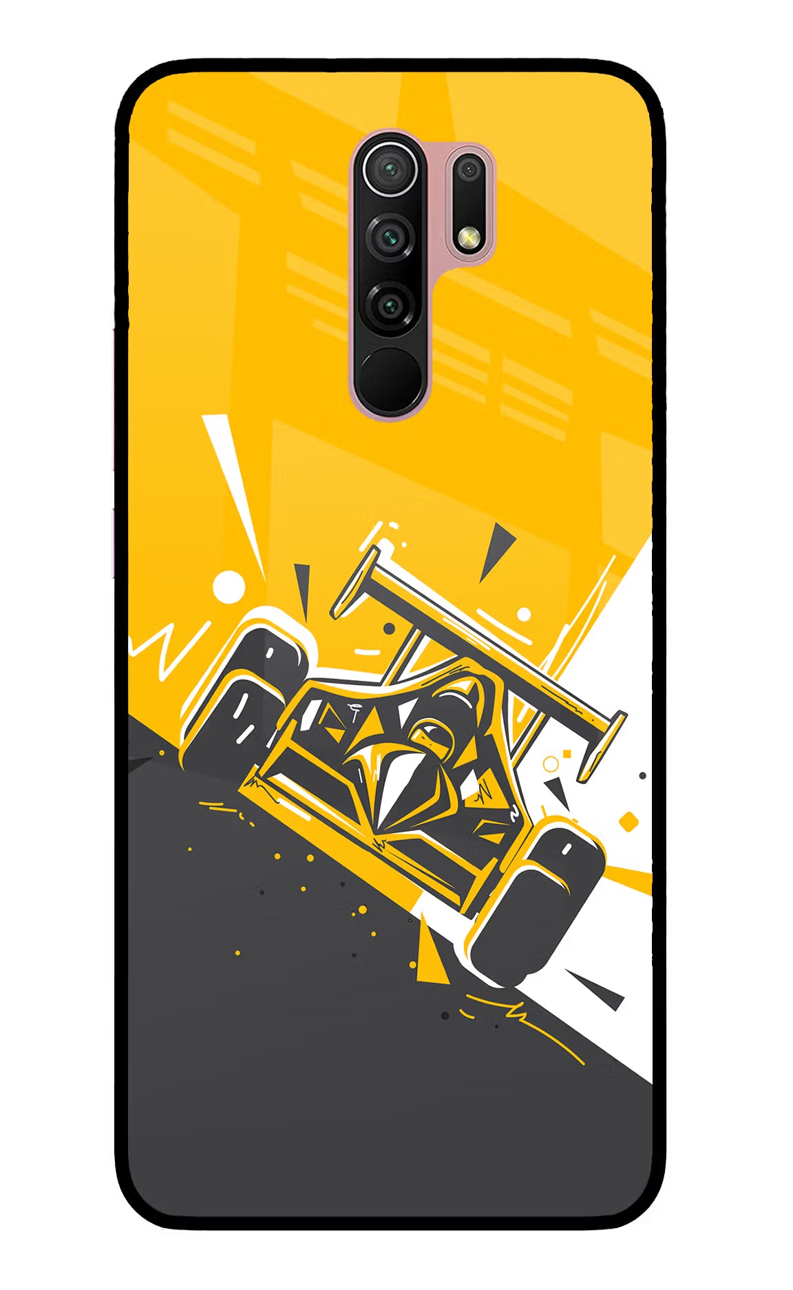 Track King Redmi 9 Prime/Poco M2/M2 reloaded Glass Case