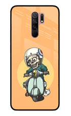 Undead Biker Redmi 9 Prime/Poco M2/M2 reloaded Glass Case