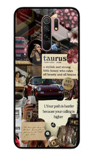Taurus Zodiac Redmi 9 Prime/Poco M2/M2 reloaded Glass Case
