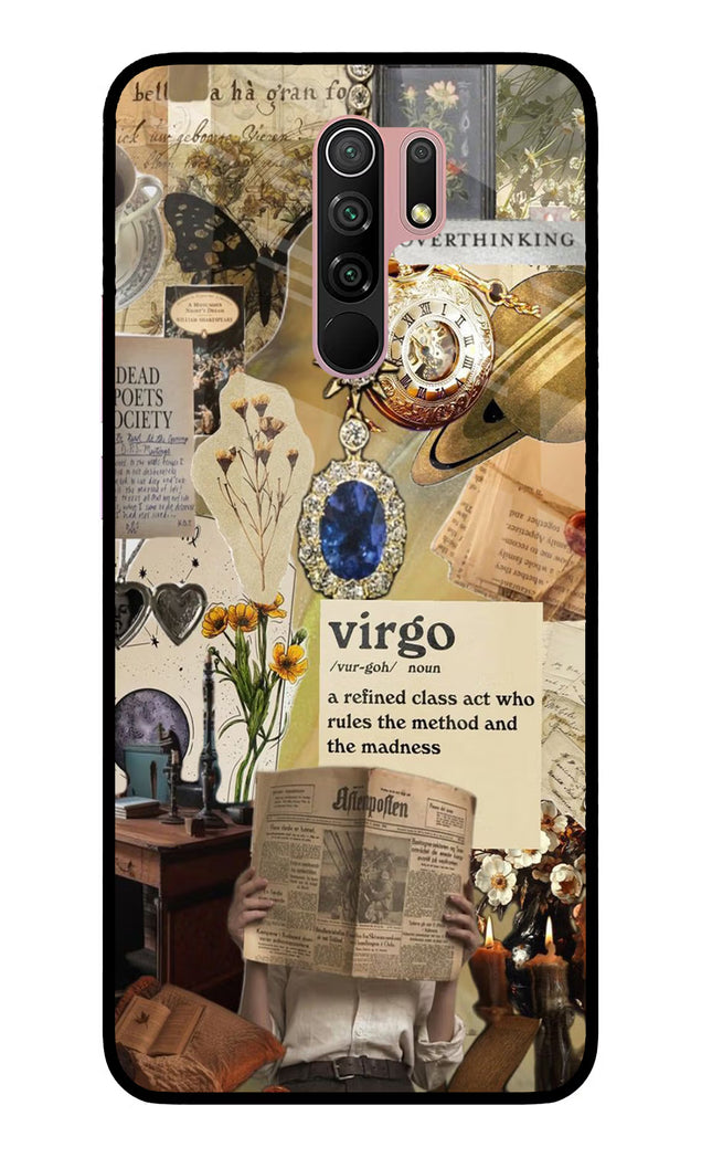 Virgo Zodiac Redmi 9 Prime/Poco M2/M2 reloaded Glass Case