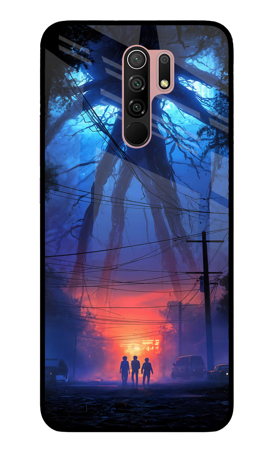 Ordinary Things Shadow Redmi 9 Prime/Poco M2/M2 reloaded Back Cover, Glass case