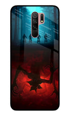 Ordinary Things Downside Up Redmi 9 Prime/Poco M2/M2 reloaded Glass Case