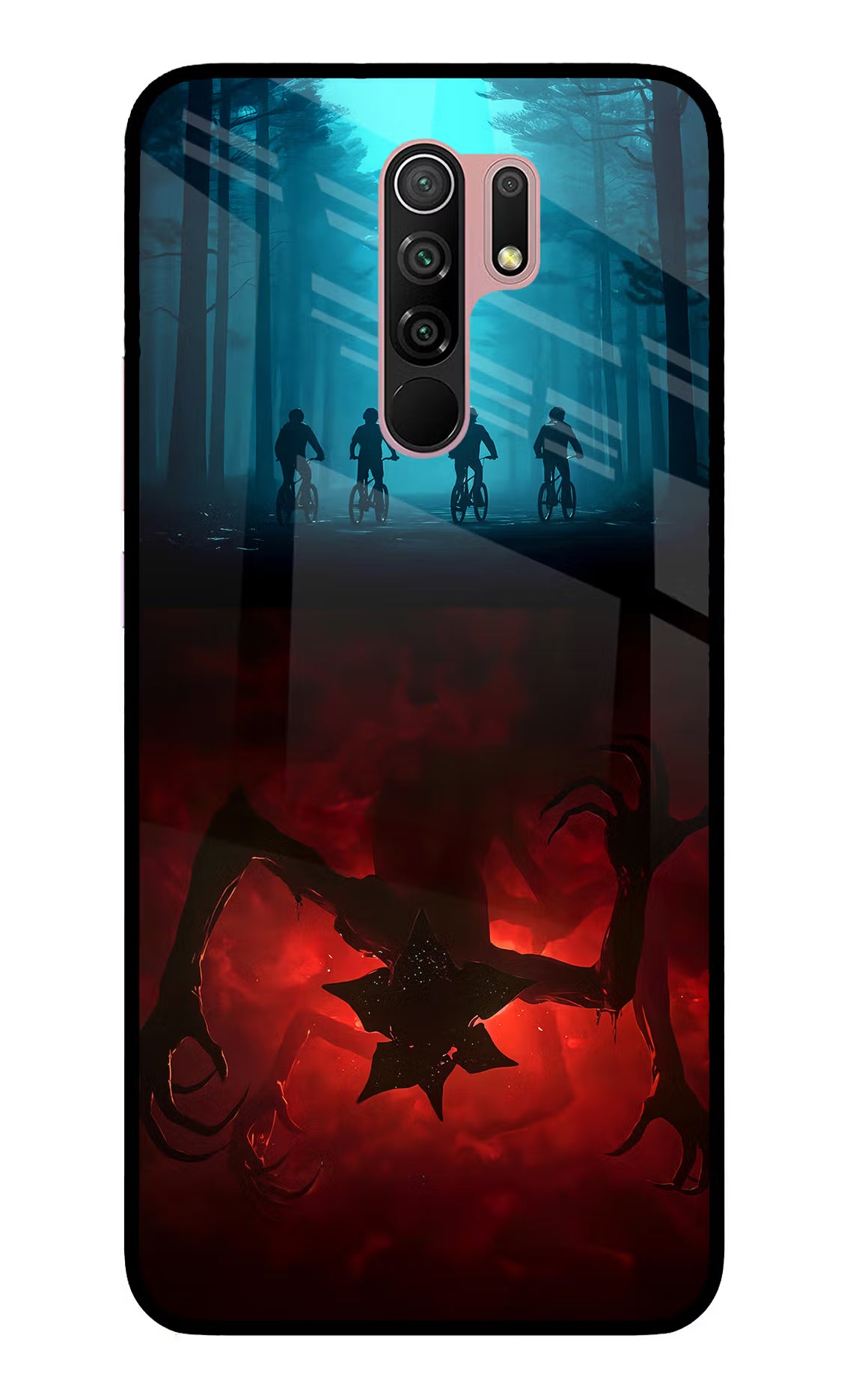 Ordinary Things Downside Up Redmi 9 Prime/Poco M2/M2 reloaded Glass Case