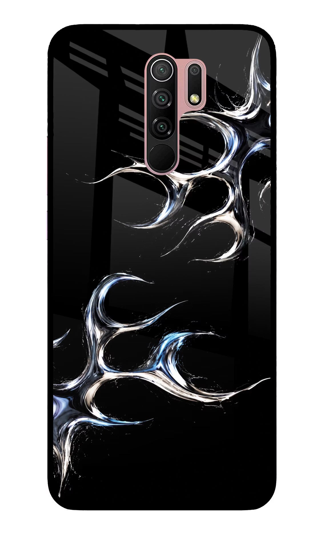 Chrome Tribal Redmi 9 Prime/Poco M2/M2 reloaded Glass Case Back Cover by Casekaro