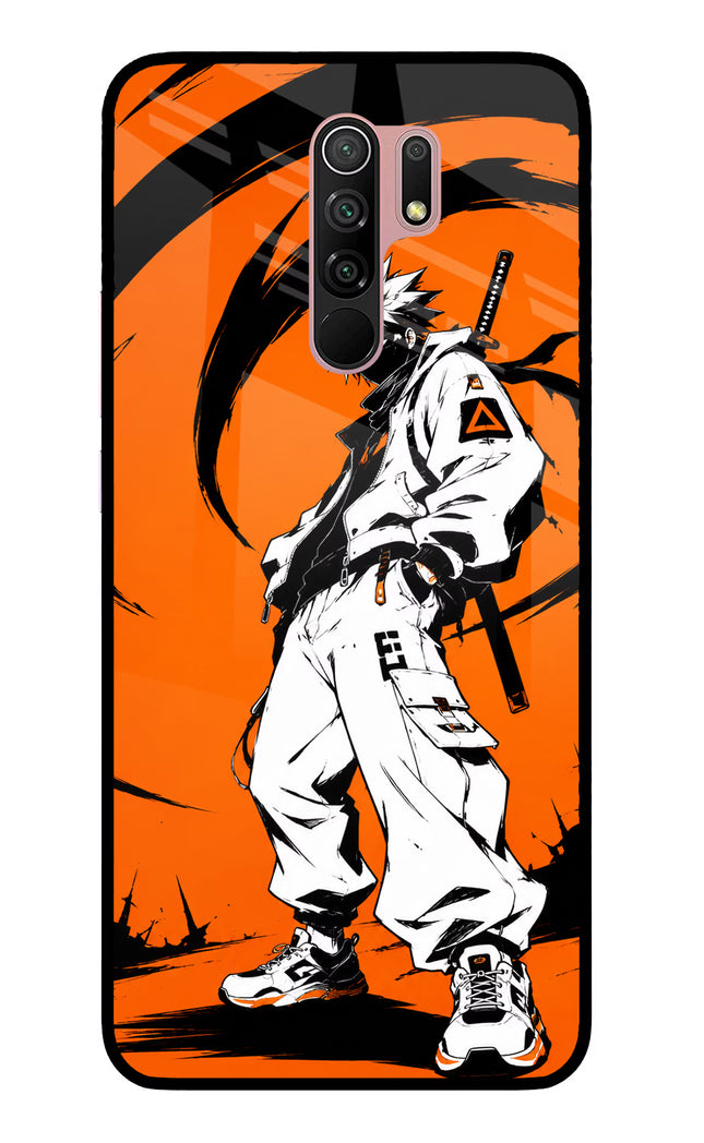 Street Samurai  Redmi 9 Prime/Poco M2/M2 reloaded Glass Case