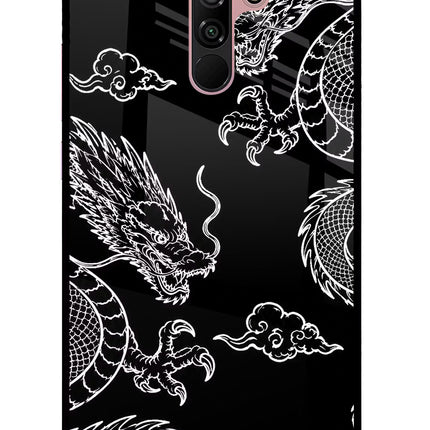 Twin Dragons Redmi 9 Prime/Poco M2/M2 reloaded Glass Case