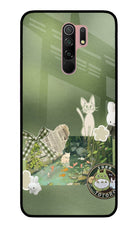 Aesthetic anime Redmi 9 Prime/Poco M2/M2 reloaded Glass Case