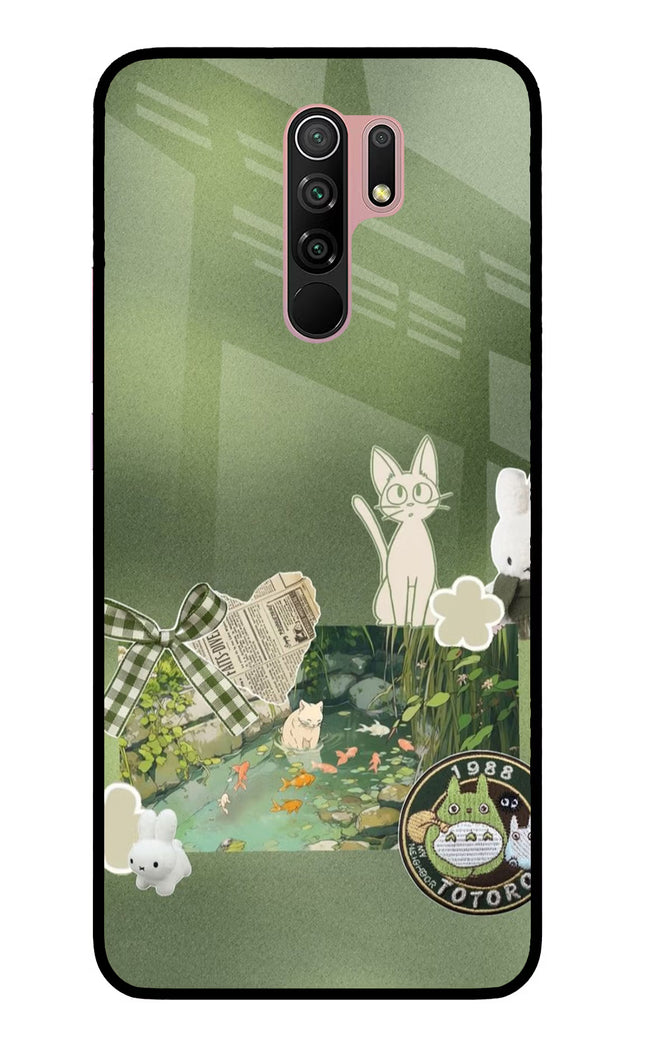 Aesthetic anime Redmi 9 Prime/Poco M2/M2 reloaded Glass Case