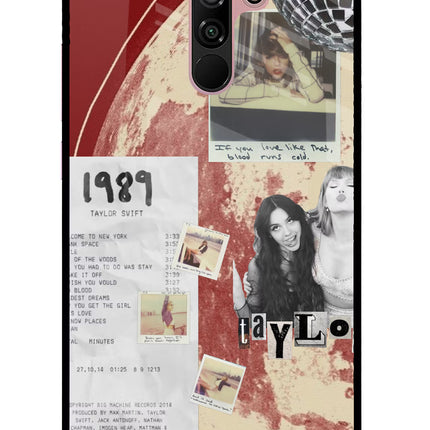 Taylor Swift Redmi 9 Prime/Poco M2/M2 reloaded Glass Case