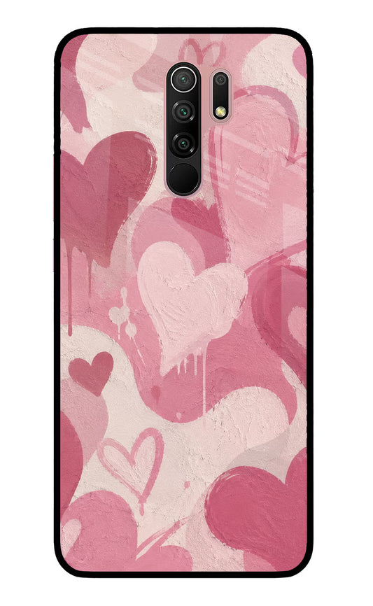 Hearty case Redmi 9 Prime/Poco M2/M2 reloaded Glass Case