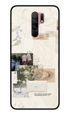 Soft Aesthetic Redmi 9 Prime/Poco M2/M2 reloaded Glass Case