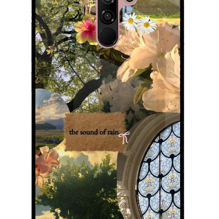 Rain Redmi 9 Prime/Poco M2/M2 reloaded Glass Case