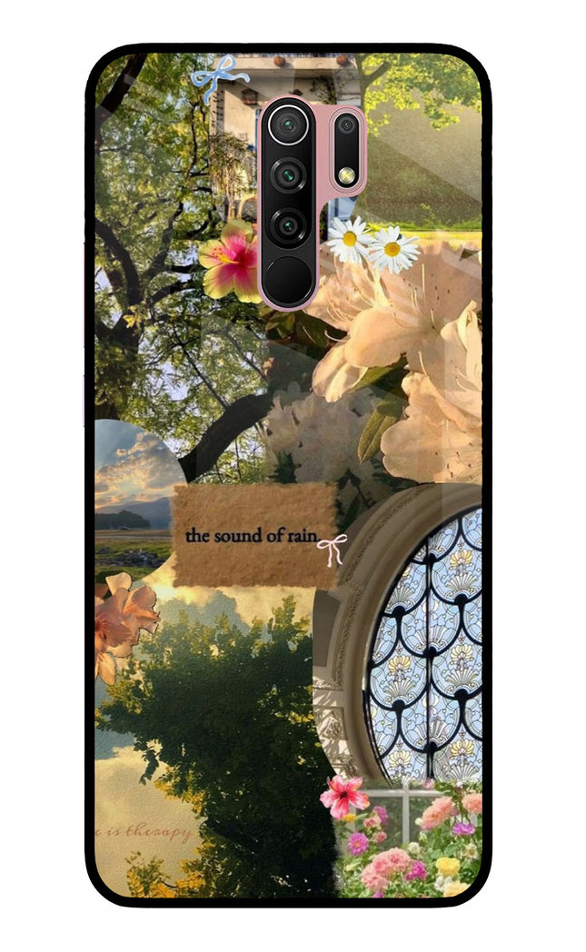 Rain Redmi 9 Prime/Poco M2/M2 reloaded Glass Case