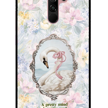 Pretty Mind Pretty Soul Redmi 9 Prime/Poco M2/M2 reloaded Glass Case