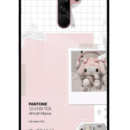 Pantone Asthetic Redmi 9 Prime/Poco M2/M2 reloaded Glass Case