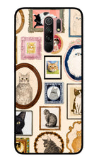 Mirror Cats Redmi 9 Prime/Poco M2/M2 reloaded Glass Case