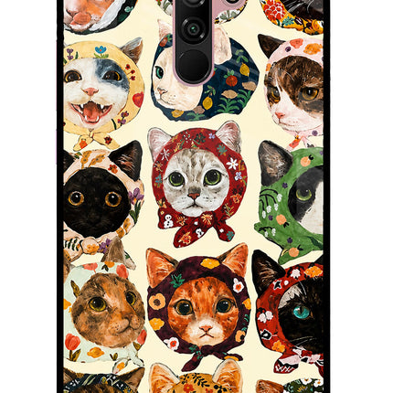 Cool Cat Redmi 9 Prime/Poco M2/M2 reloaded Glass Case