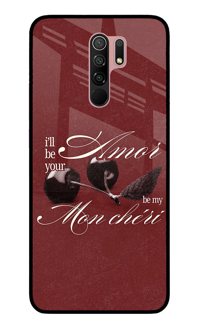 Velvet Cherry Redmi 9 Prime/Poco M2/M2 reloaded Glass Case