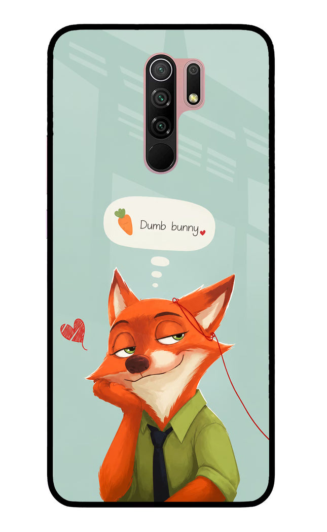 Nick Charm Redmi 9 Prime/Poco M2/M2 reloaded Glass Case