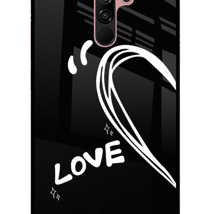 Love Line Redmi 9 Prime/Poco M2/M2 reloaded Glass Case