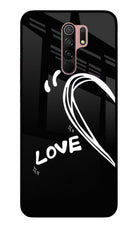 Love Line Redmi 9 Prime/Poco M2/M2 reloaded Glass Case