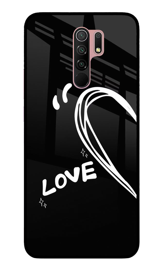 Love Line Redmi 9 Prime/Poco M2/M2 reloaded Glass Case