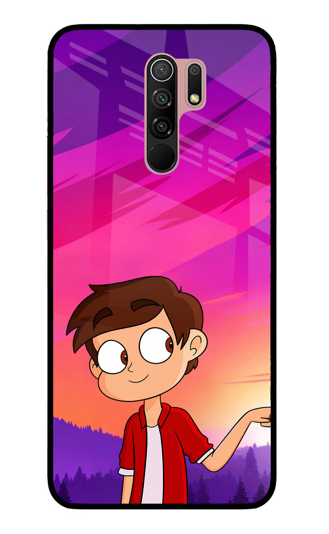 Marco Sunset Redmi 9 Prime/Poco M2/M2 reloaded Glass Case