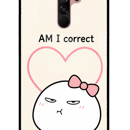 Always Right Redmi 9 Prime/Poco M2/M2 reloaded Glass Case