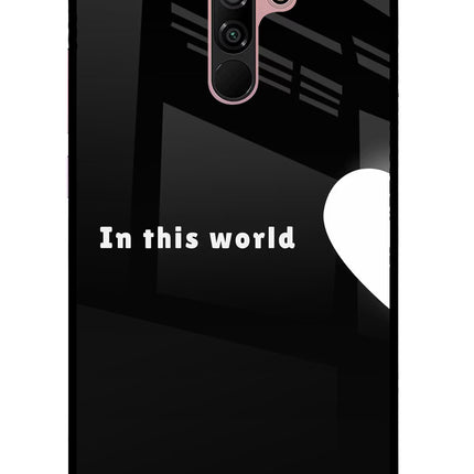 This World Redmi 9 Prime/Poco M2/M2 reloaded Glass Case