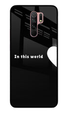 This World Redmi 9 Prime/Poco M2/M2 reloaded Glass Case