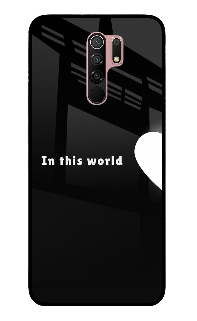 This World Redmi 9 Prime/Poco M2/M2 reloaded Glass Case