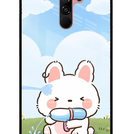 Bunny Treat Redmi 9 Prime/Poco M2/M2 reloaded Glass Case