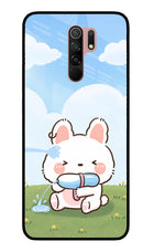 Bunny Treat Redmi 9 Prime/Poco M2/M2 reloaded Glass Case