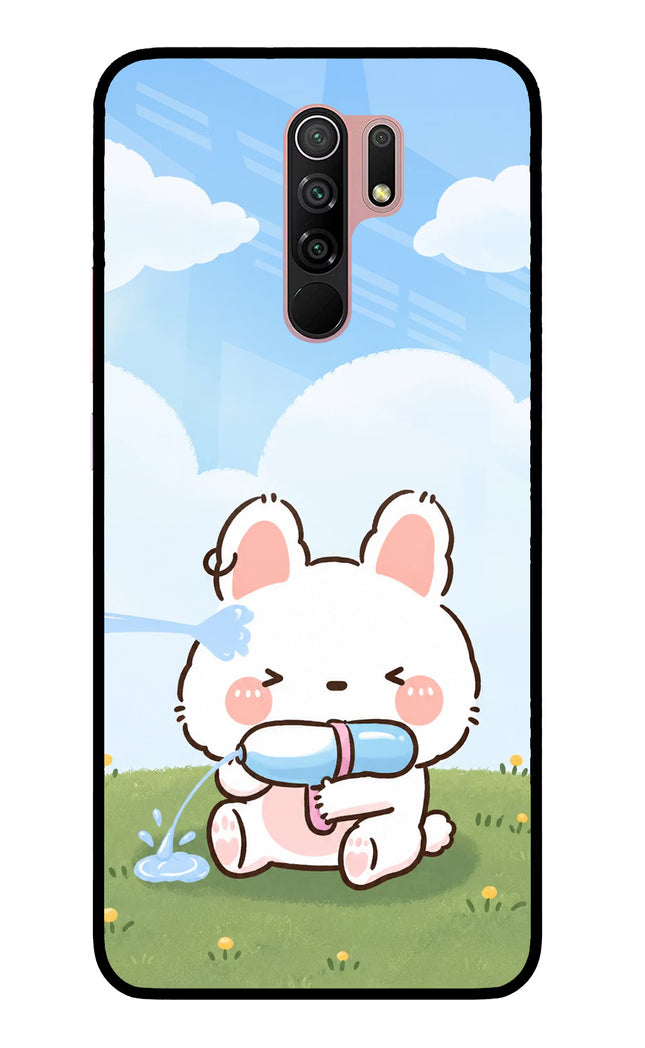 Bunny Treat Redmi 9 Prime/Poco M2/M2 reloaded Glass Case