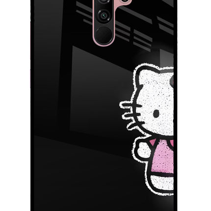 Kitty Charm Redmi 9 Prime/Poco M2/M2 reloaded Glass Case