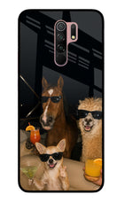 Party Squad Redmi 9 Prime/Poco M2/M2 reloaded Glass Case