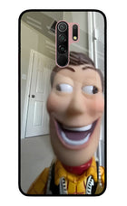 Side Eye Woody Redmi 9 Prime/Poco M2/M2 reloaded Glass Case