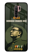Netaji Legacy Redmi 9 Prime/Poco M2/M2 reloaded Glass Case