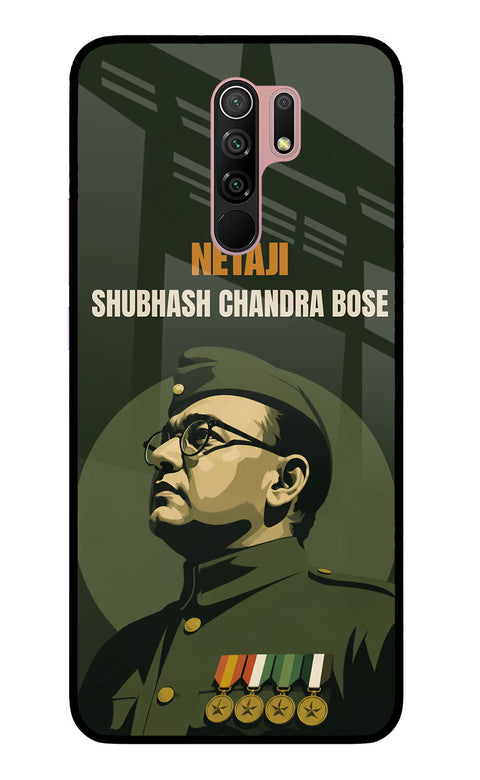 Netaji Legacy Redmi 9 Prime/Poco M2/M2 reloaded Glass Case