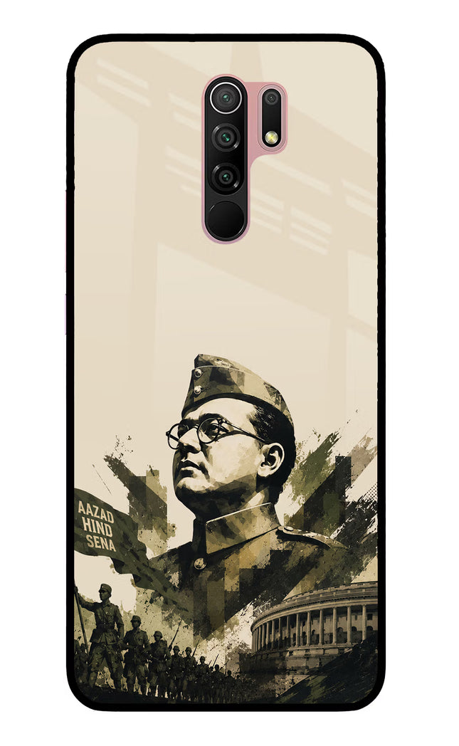 Netaji Rising Redmi 9 Prime/Poco M2/M2 reloaded Glass Case