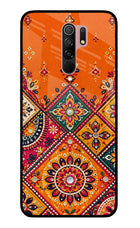 Kutch Glow Redmi 9 Prime/Poco M2/M2 reloaded Glass Case