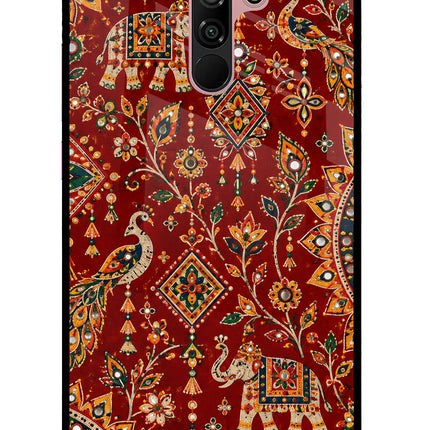 Laal Riwaaz Redmi 9 Prime/Poco M2/M2 reloaded Glass Case