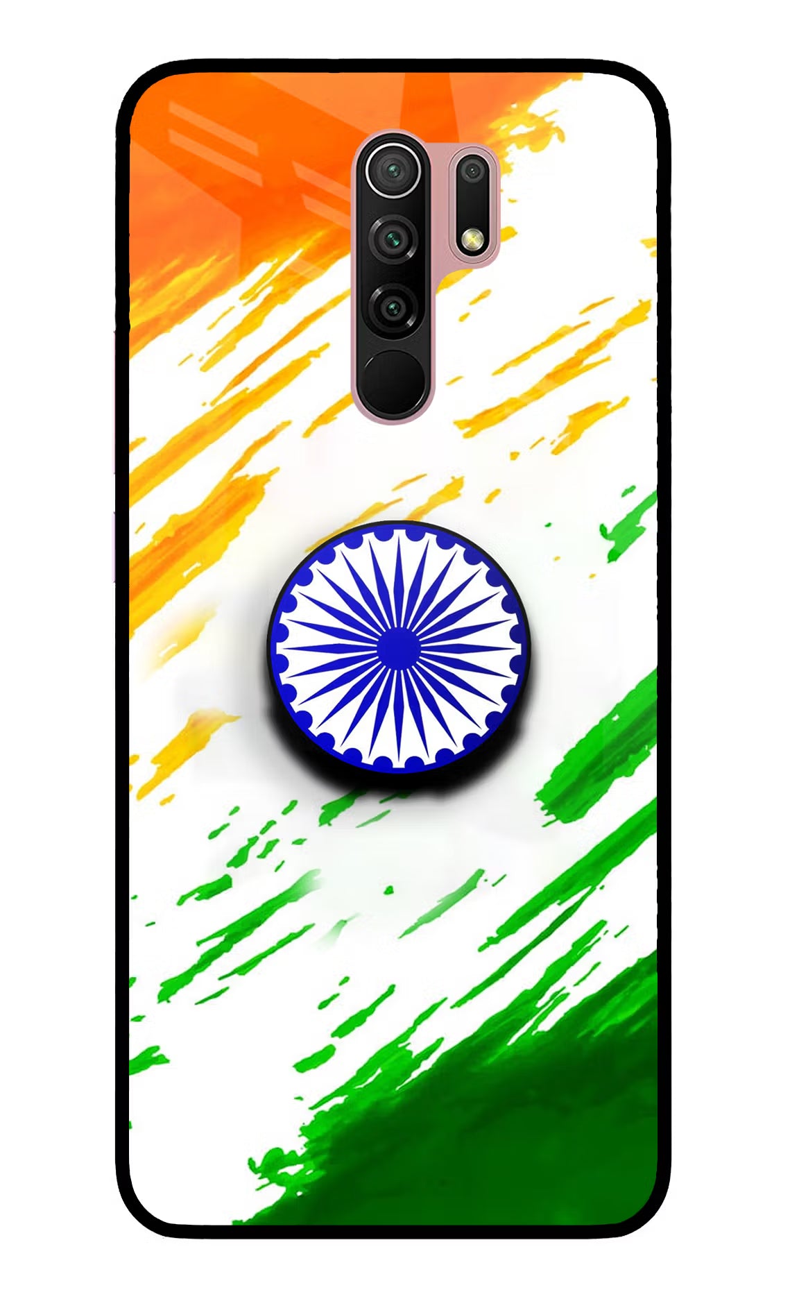 Indian Flag Ashoka Chakra Redmi 9 Prime/Poco M2/M2 reloaded Pop Case by Casekaro