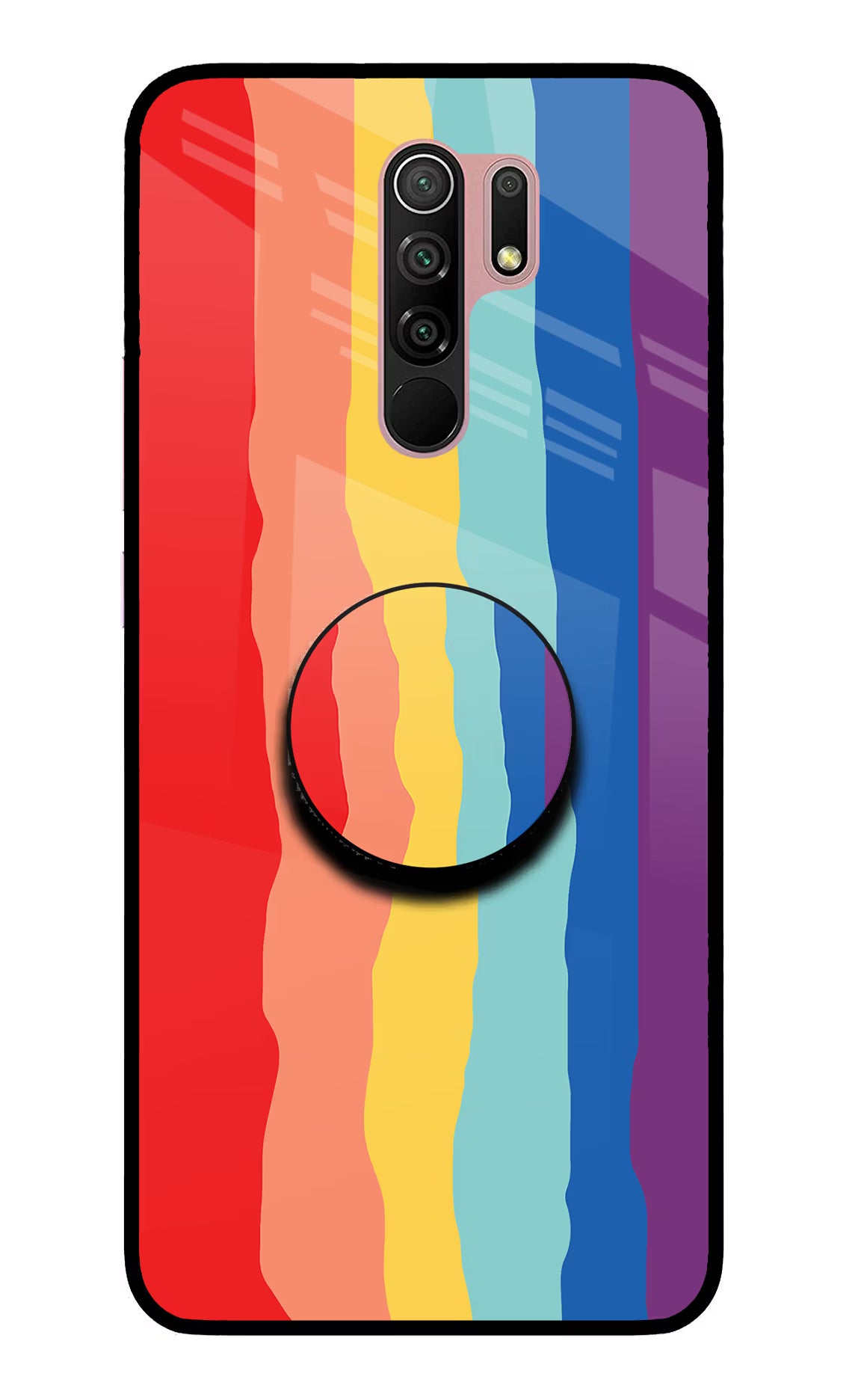 Rainbow Redmi 9 Prime/Poco M2/M2 reloaded Pop Case by Casekaro