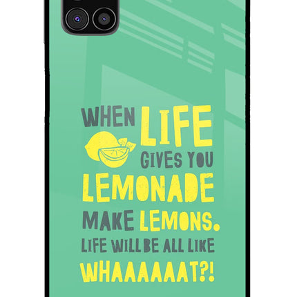 Quote Samsung M31s Glass Case Back Cover by Casekaro