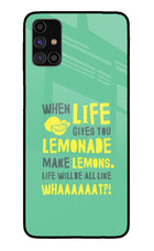 Quote Samsung M31s Glass Case