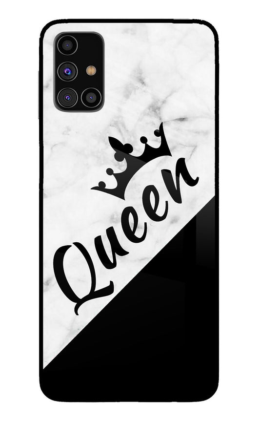 Queen Samsung M31s Glass Case